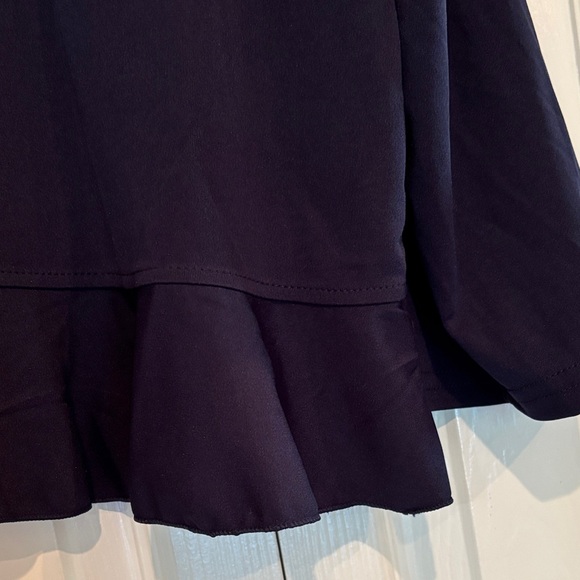 Purple Ruffled Open Cardigan - Picture 4 of 5